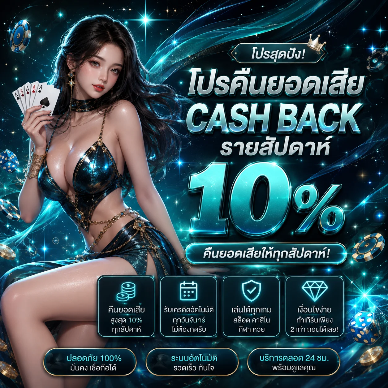 โปรฝากรายวัน VIBE78 โบนัสทุกยอดฝาก